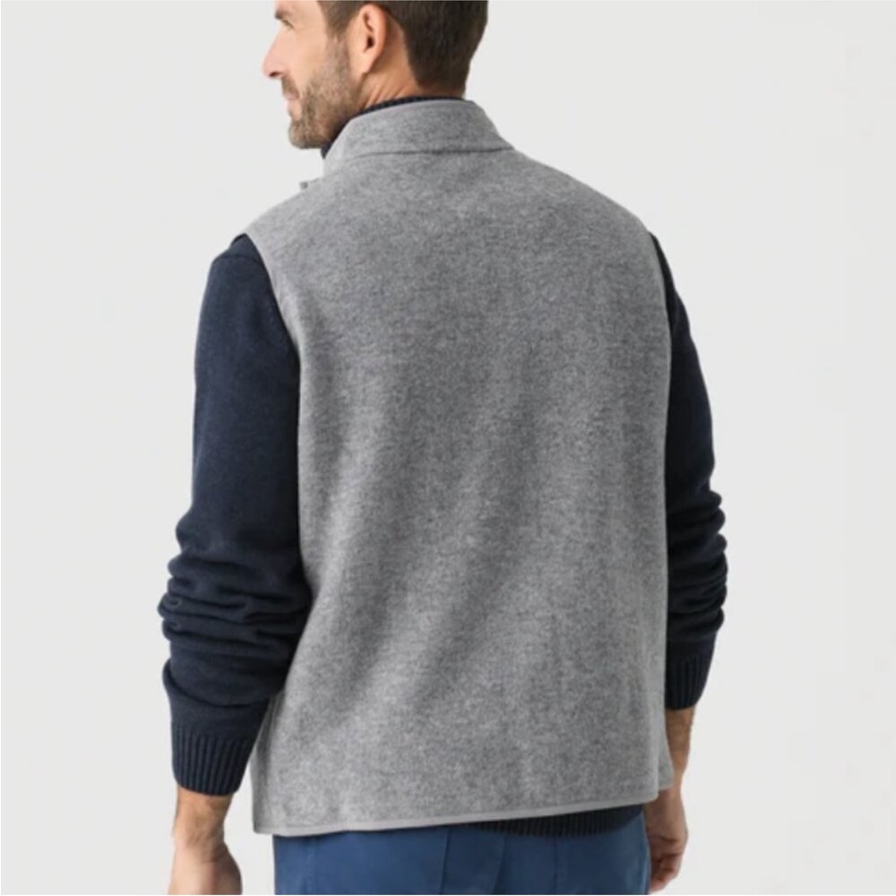 Peter Millar Merino wool Light Gray Vest - Picture 8 of 9
